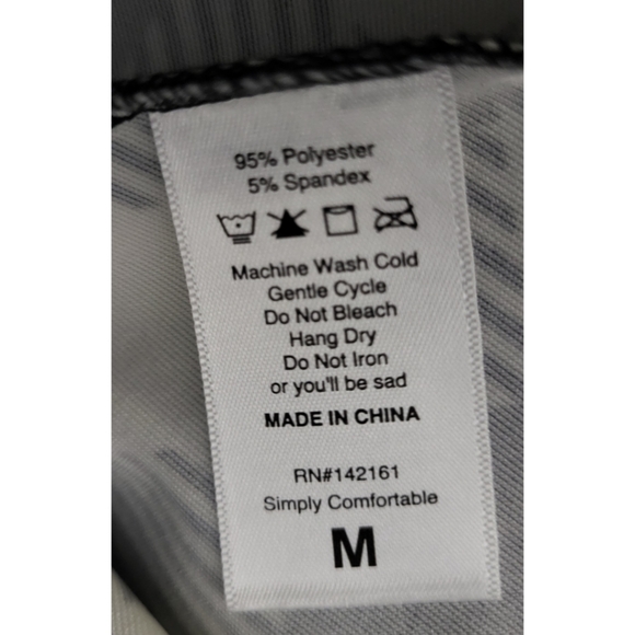 LulaRoe Black & White Buffalo Plaid Checkered Dress, Pockets, M - Picture 6 of 9